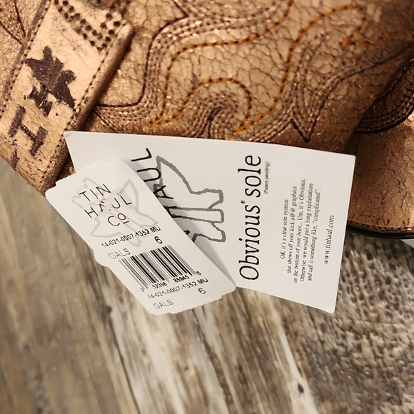 Tin Haul Western Boots Women's Size 6 - Picture 6 of 14